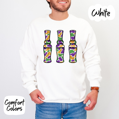 Mardi Gras Duck Call Shirt/Crewneck