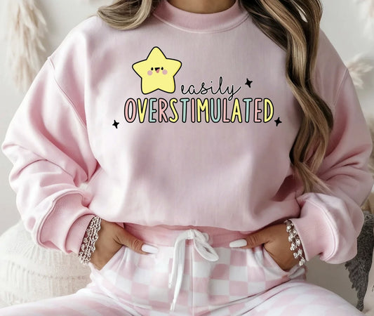 Easily Overstimulated Shirt ~Glitter~
