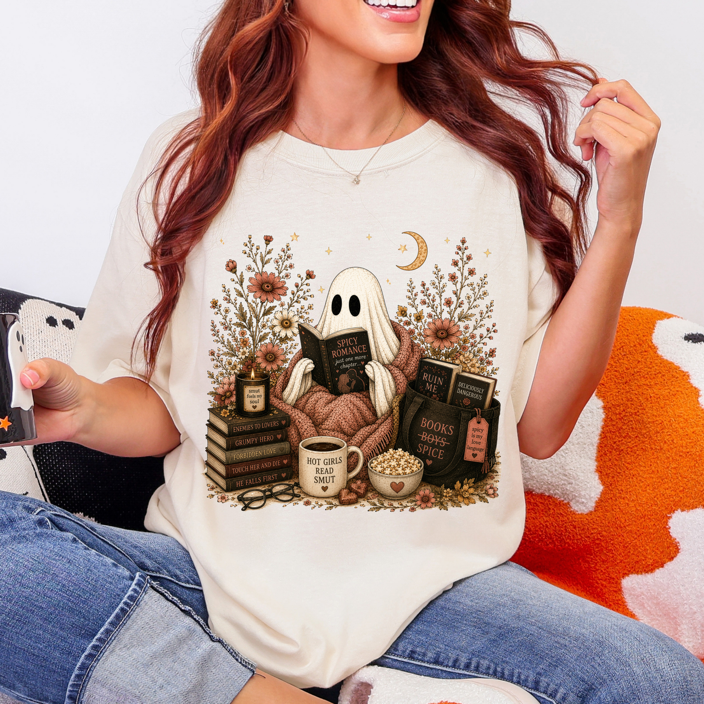 Smut Reading Ghost Comfort Colors T-Shirt