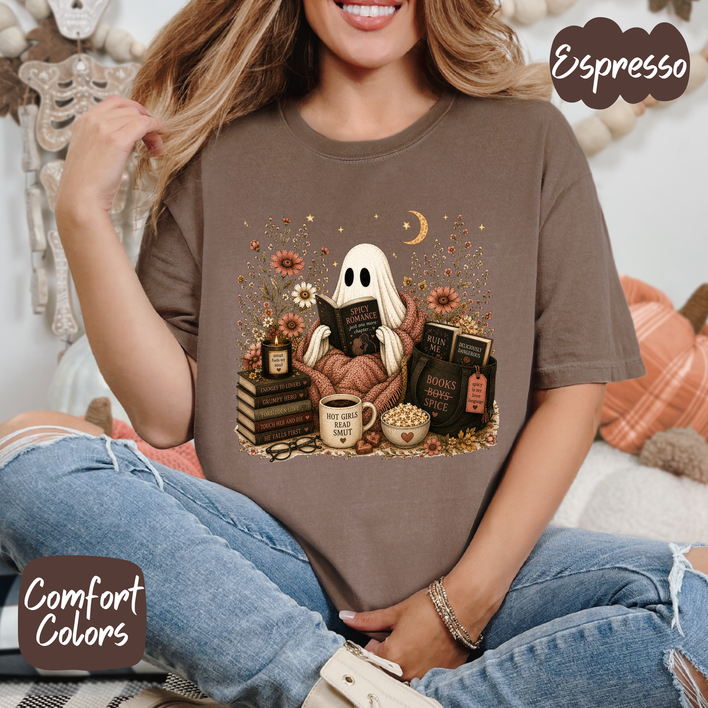 Smut Reading Ghost Comfort Colors T-Shirt