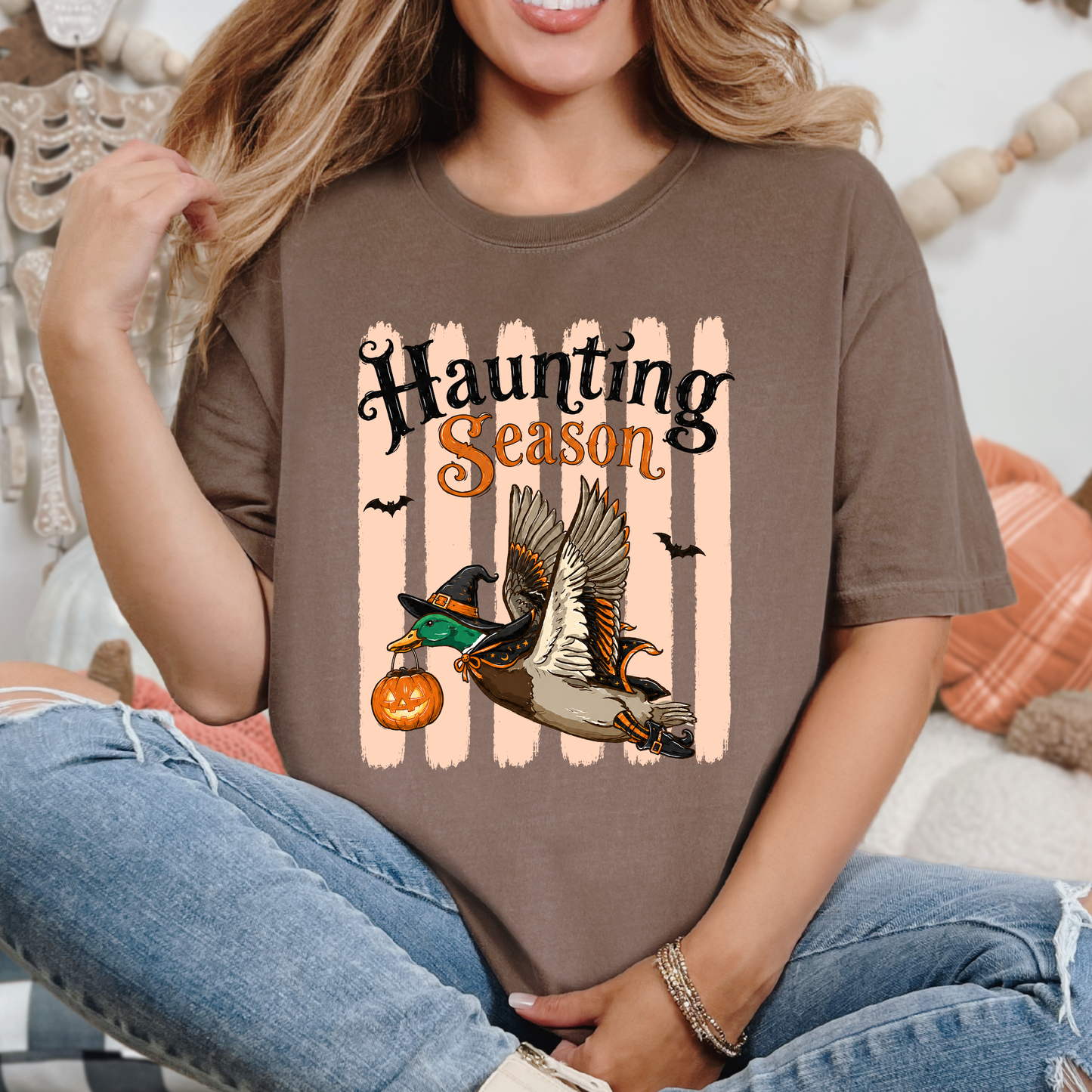 Duck Haunting Season Comfort Colors T-Shirt