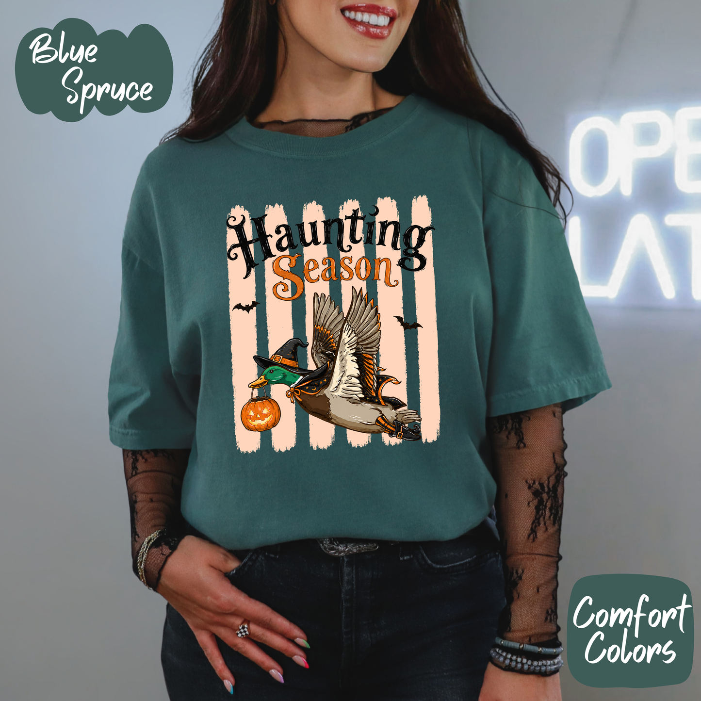 Duck Haunting Season Comfort Colors T-Shirt