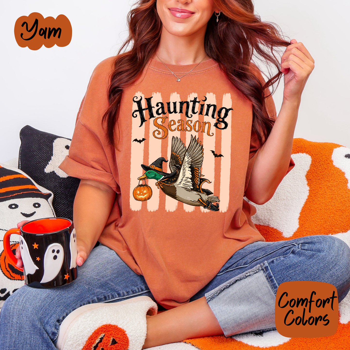 Duck Haunting Season Comfort Colors T-Shirt