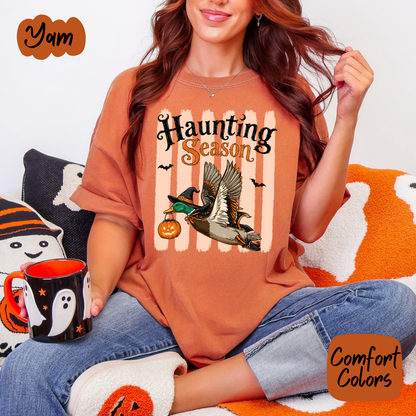 Duck Haunting Season Comfort Colors T-Shirt