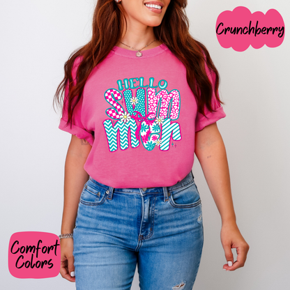 Hello Summer Comfort Colors T-Shirt