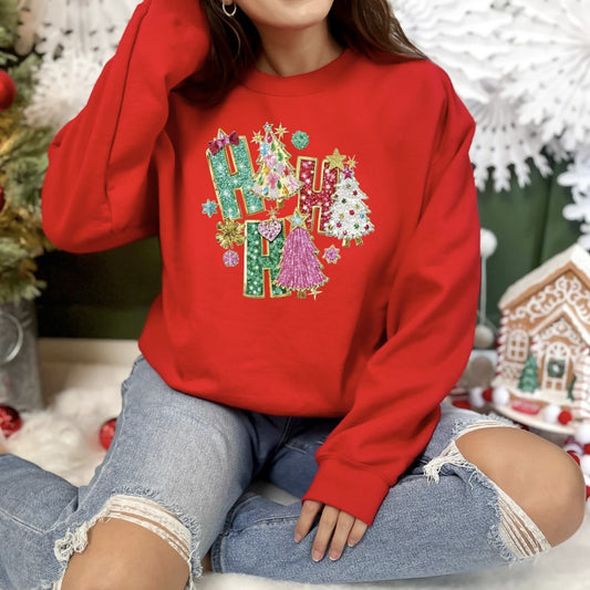 Ho Ho Ho Shirt ~Glitter~