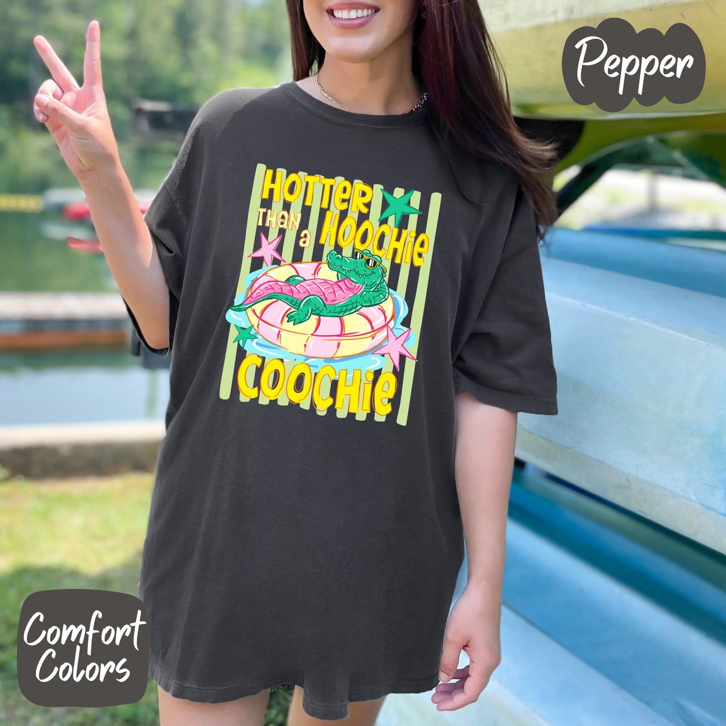 Hotter Than a Gator Comfort Colors T-Shirt