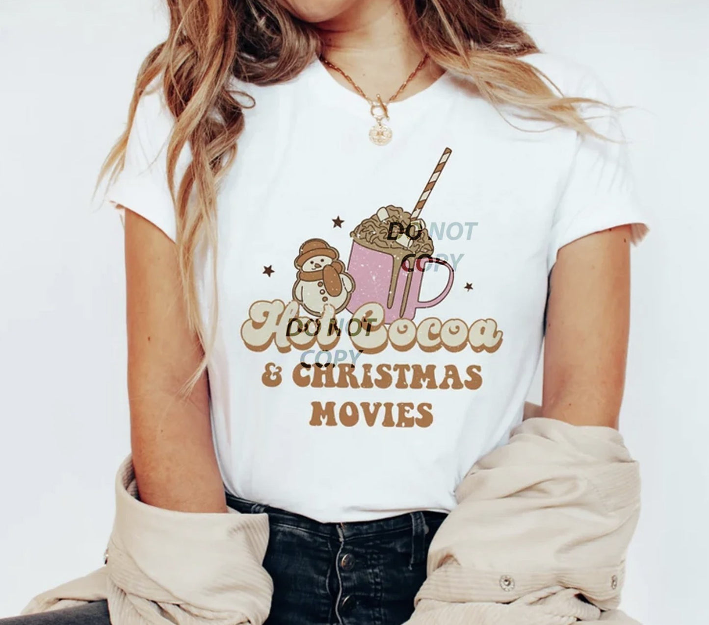Hot Cocoa Shirt ~Glitter~