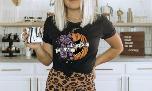 Sorta Sweet Sorta Spooky Shirt ~Glitter~