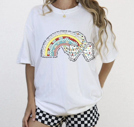 Autism Rainbow Shirt ~Glitter~