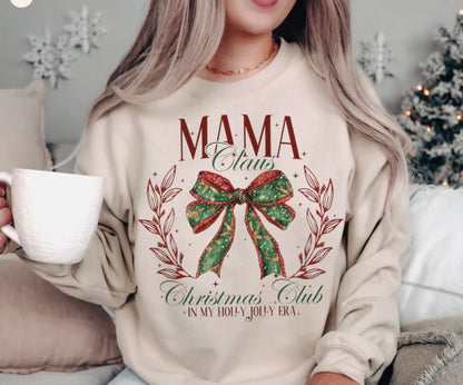Mama Claus Shirt ~Glitter~
