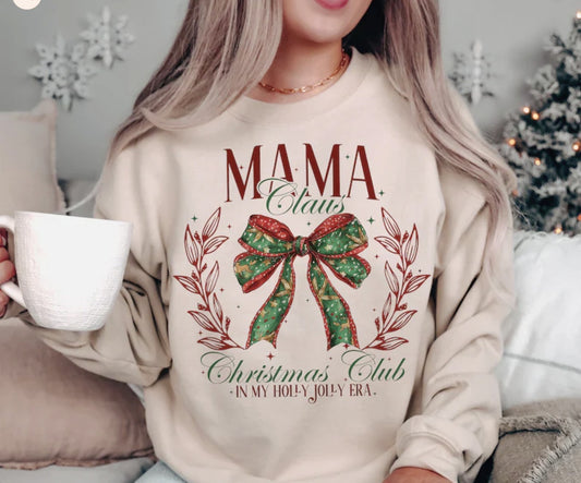 Mama Claus Shirt ~Glitter~