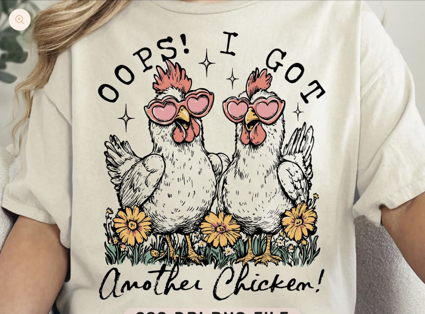 Oops I Got Another Chicken Shirt ~Glitter~