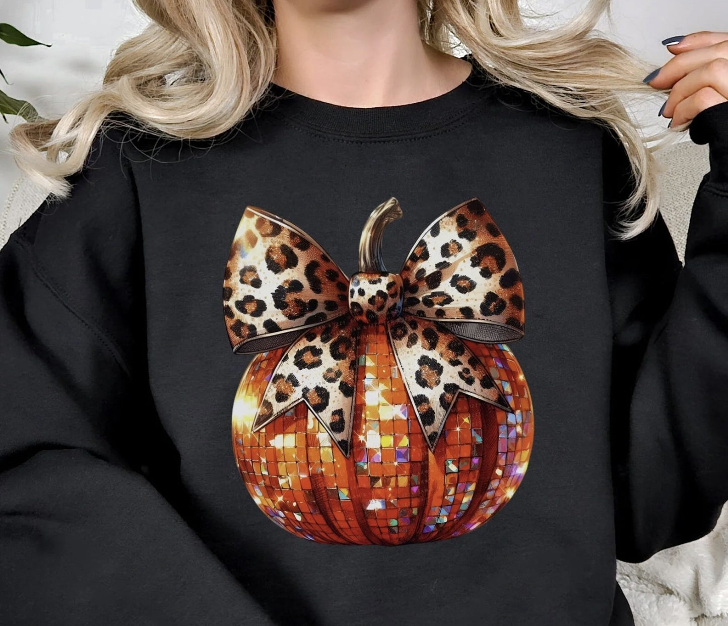 Disco Pumpkin Shirt ~Glitter~