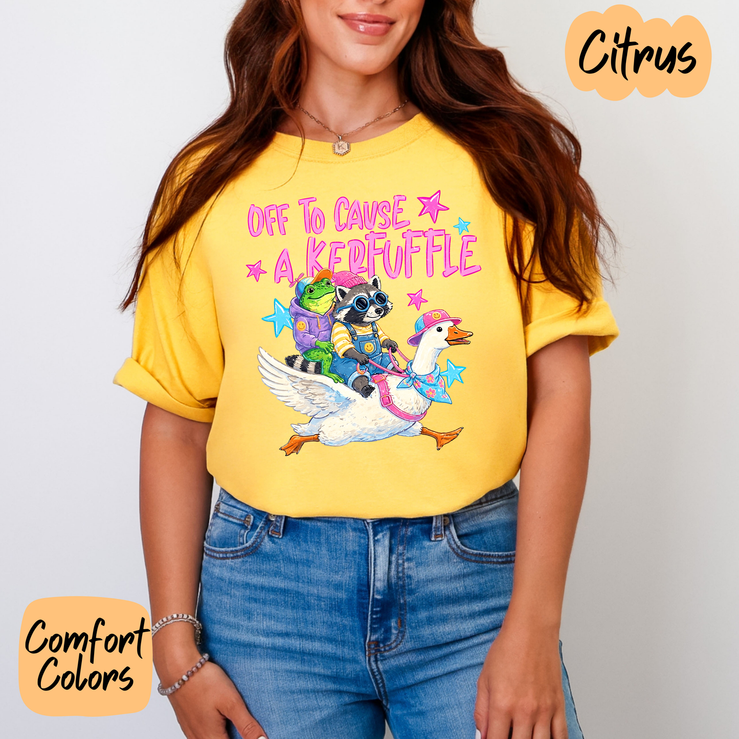 Off to Cause a Kerfuffle Comfort Colors T-Shirt