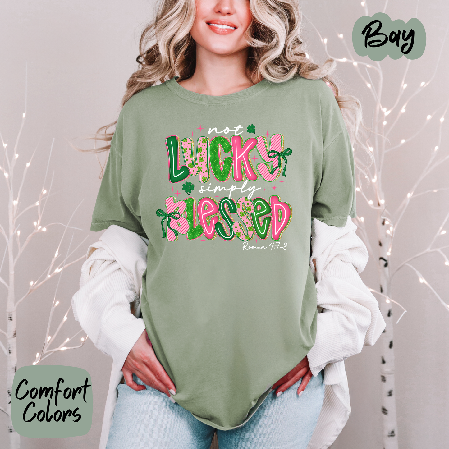 Not Lucky Simply Blessed Shirt/Crewneck