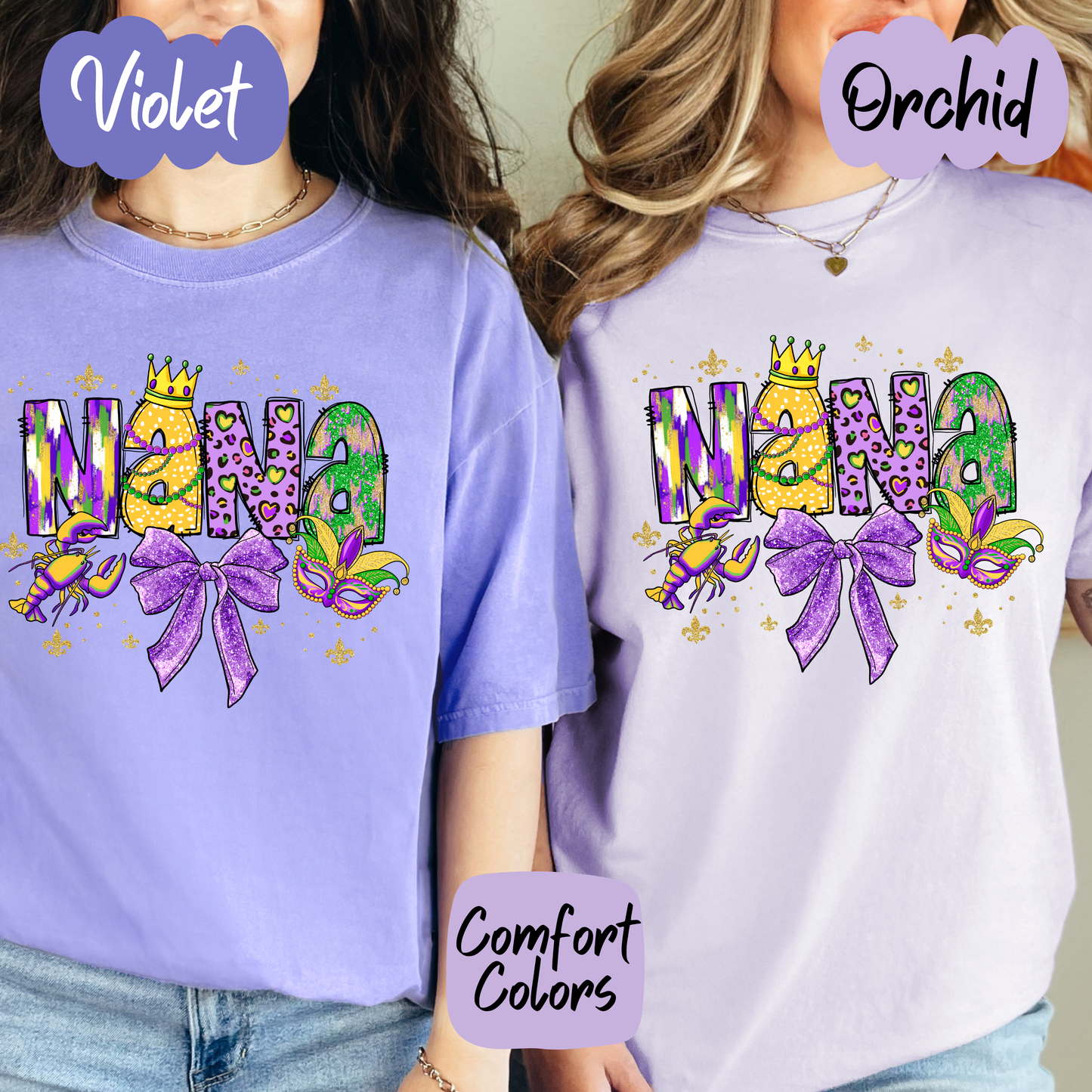 Mardi Gras Mama Crewneck