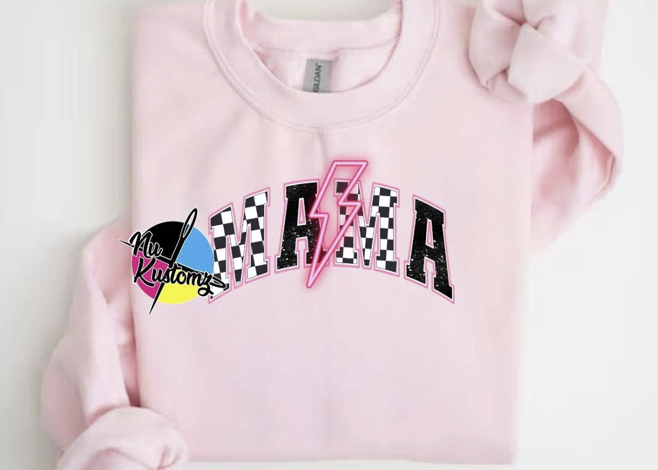 Pink Neon Mama Shirt ~Glitter~