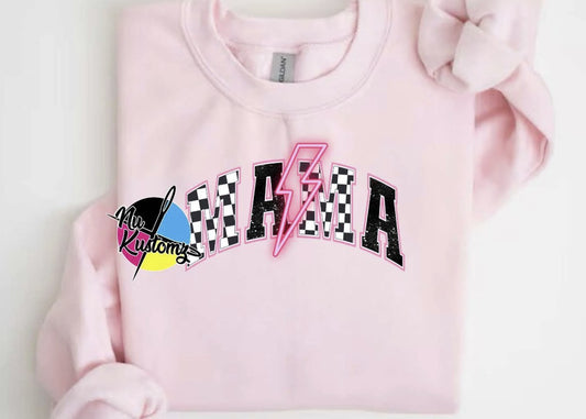 Pink Neon Mama Shirt ~Glitter~