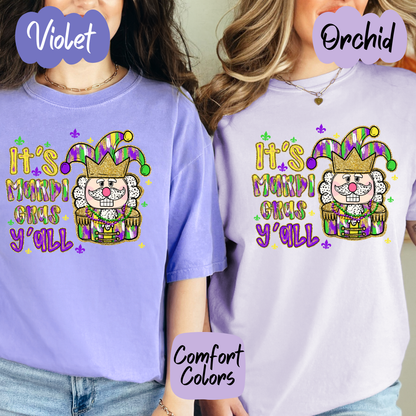 It's Mardi Gras Ya'll Shirt/Crewneck ~Glitter~