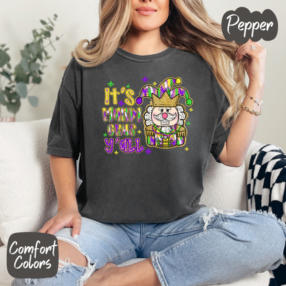 It's Mardi Gras Ya'll Shirt/Crewneck ~Glitter~
