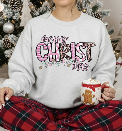 Merry CHRISTmas Shirt ~Glitter~