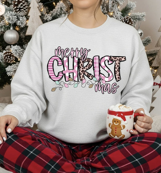 Merry CHRISTmas Shirt ~Glitter~