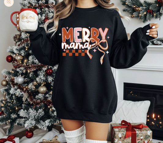 Merry Mama Shirt ~Glitter~