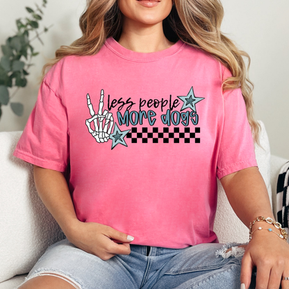 Less People More Dogs Comfort Colors T-Shirt