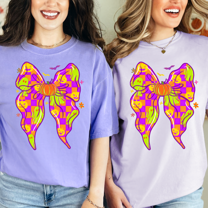 Neon Halloween Bow Shirt