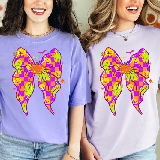 Neon Halloween Bow Shirt