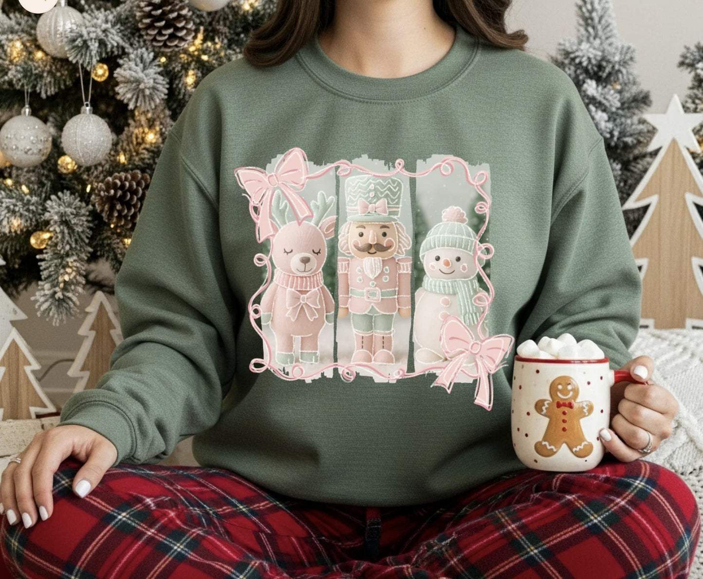 Pastel Nutcracker Scene Shirt ~Glitter~