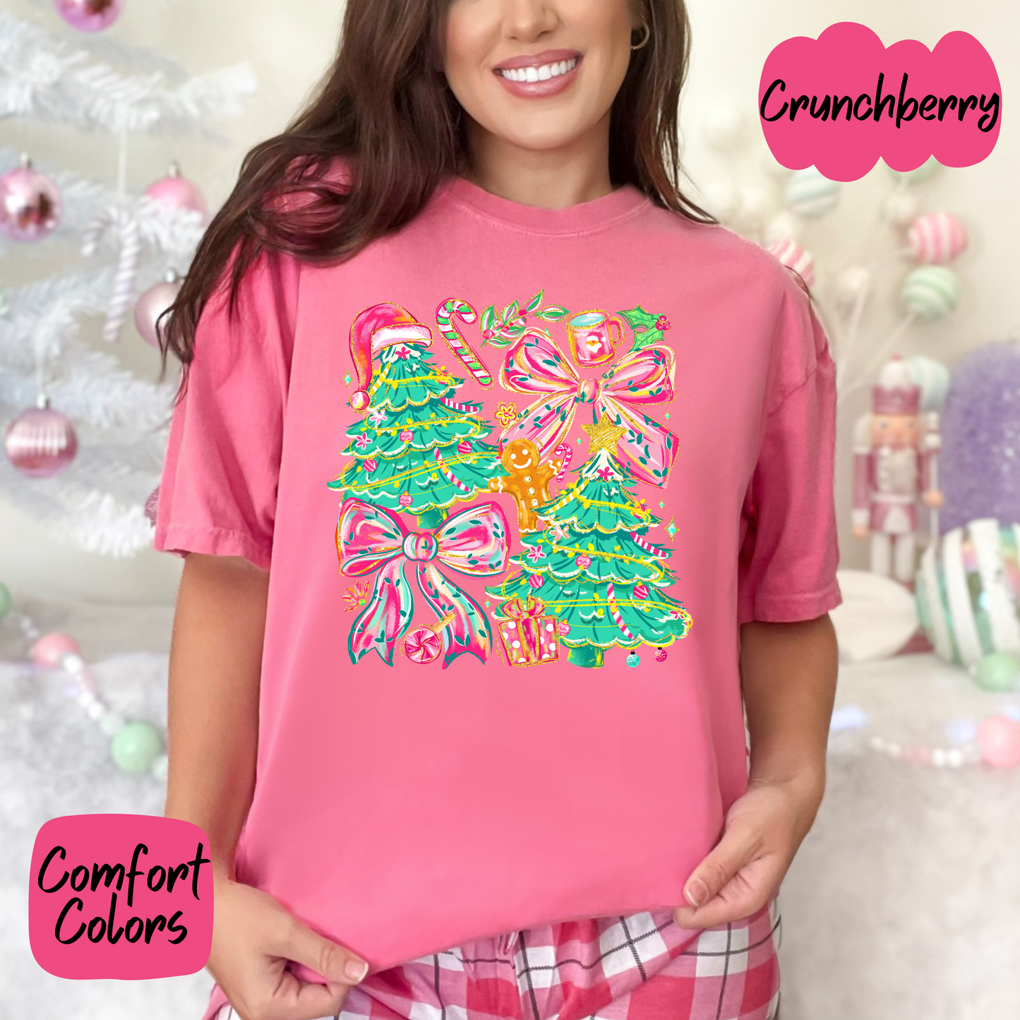 Christmas Tree Coquette Shirt/Crewneck