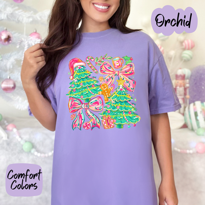Christmas Tree Coquette Shirt/Crewneck