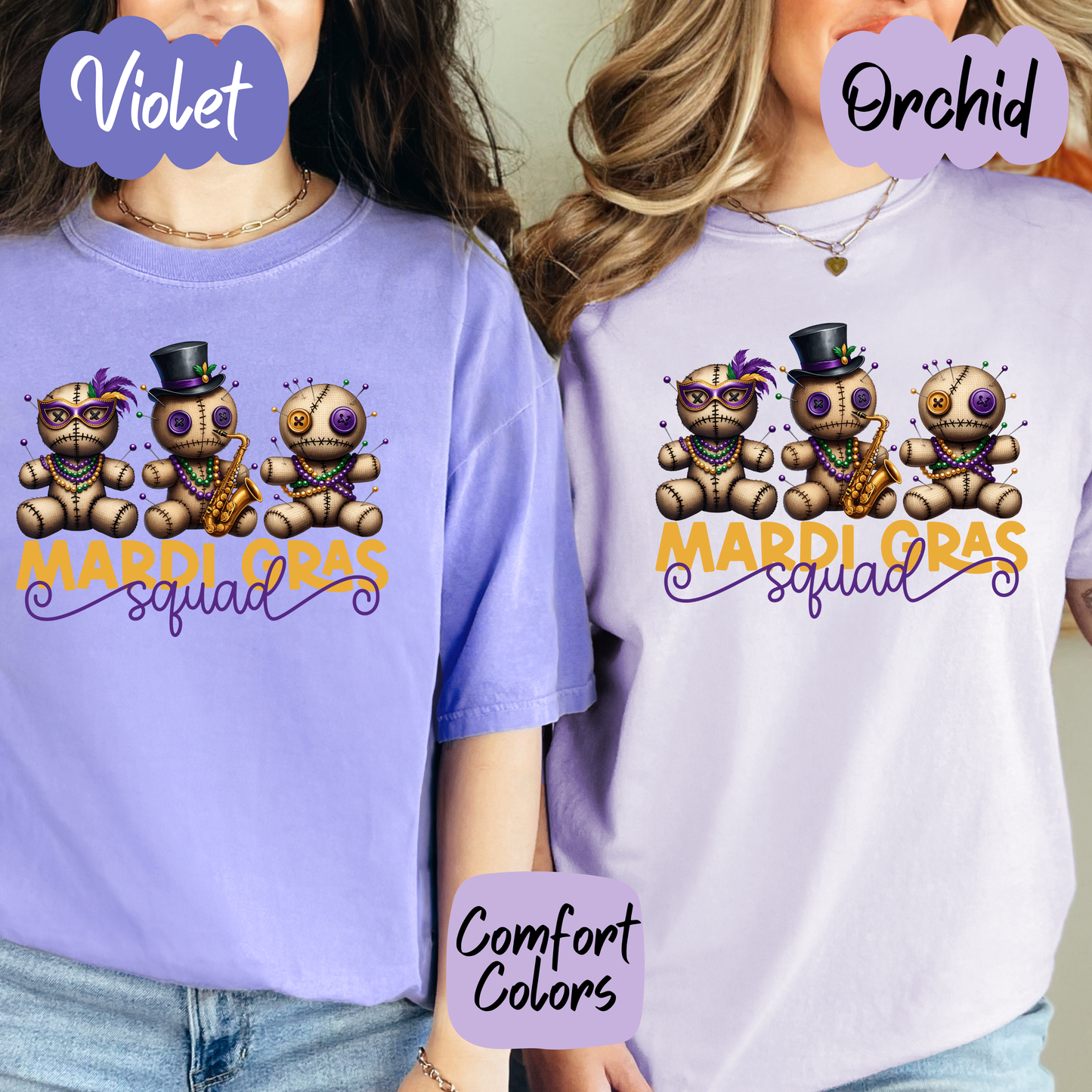 Mardi Gras Squad Shirt/Crewneck