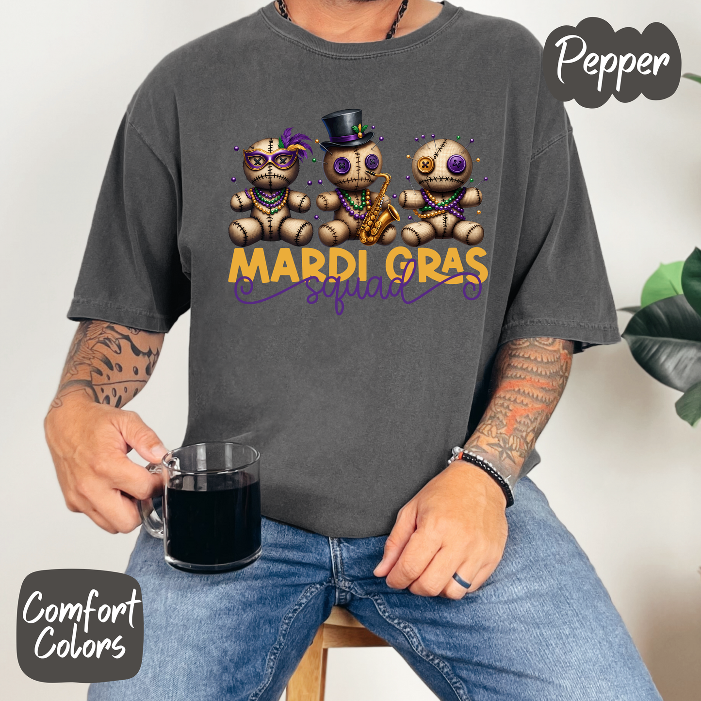 Mardi Gras Squad Shirt/Crewneck