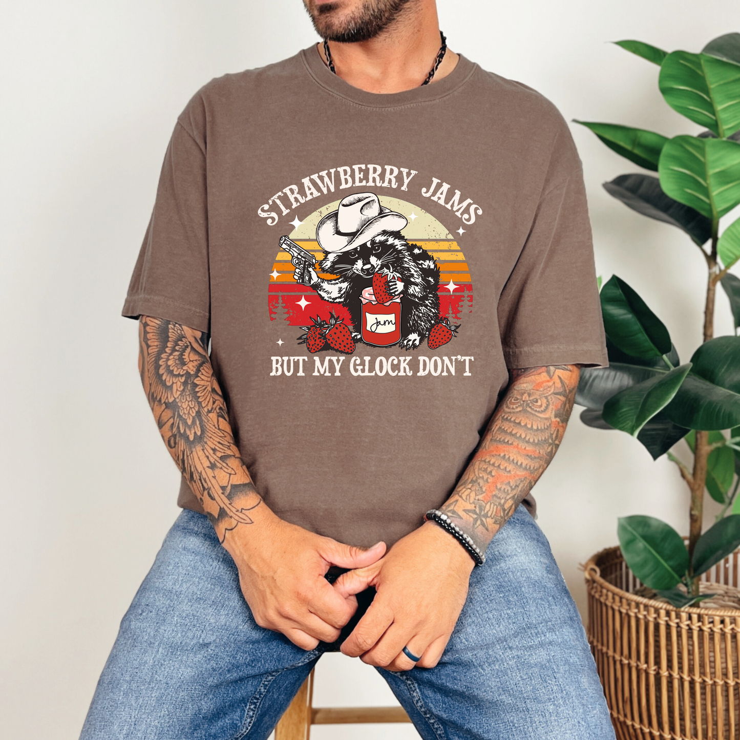 Strawberry Jams but my Glock Don't Shirt