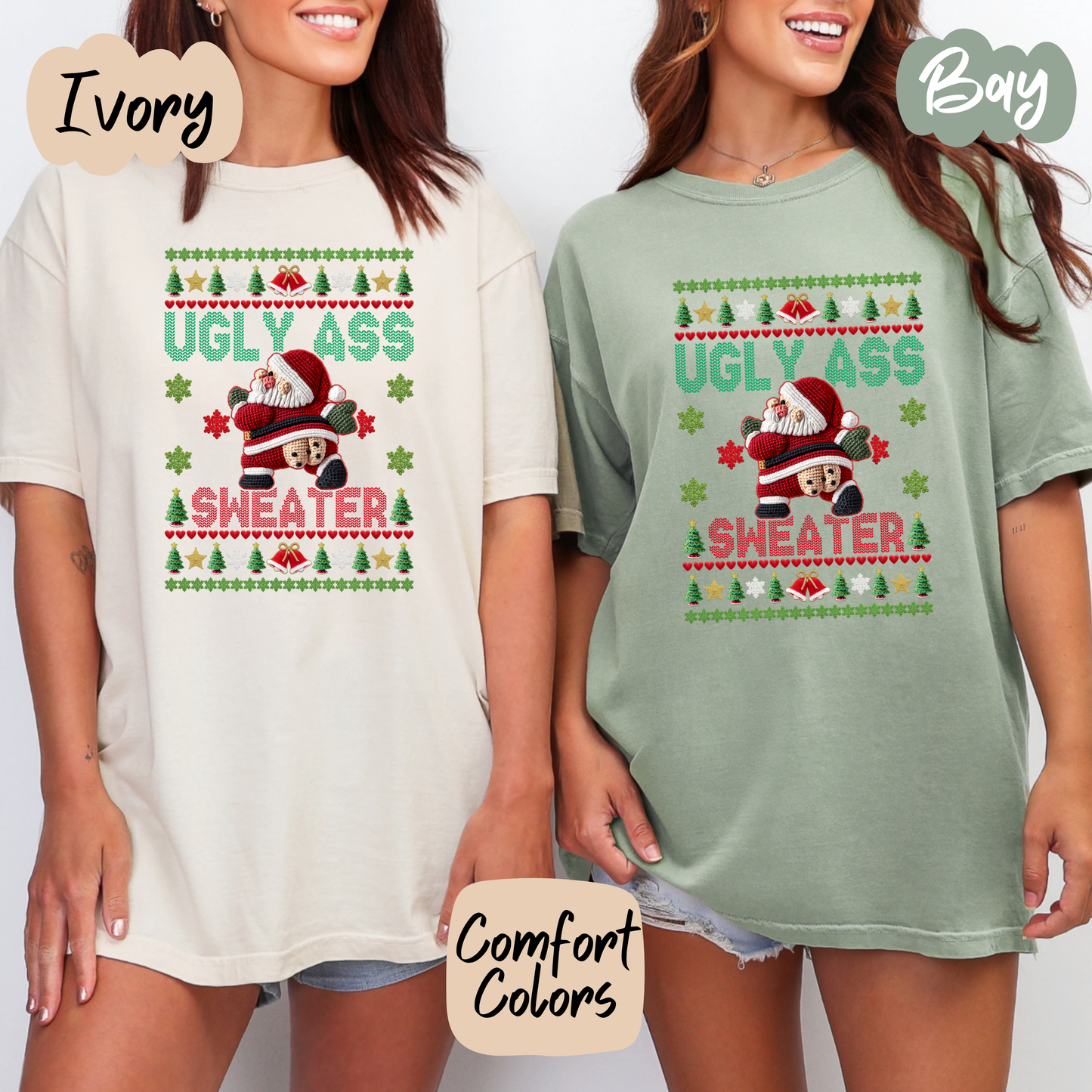 Ugly Sweater Santa Shirt