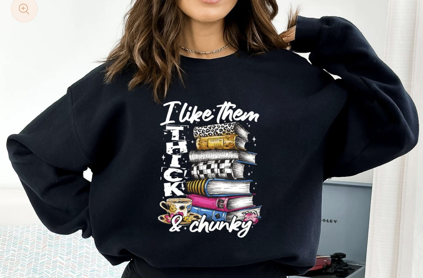 I Like Them Thick and Chunky Shirt ~Glitter~