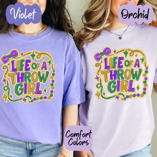 Life of a Throw Girl Shirt/Crewneck ~Glitter~