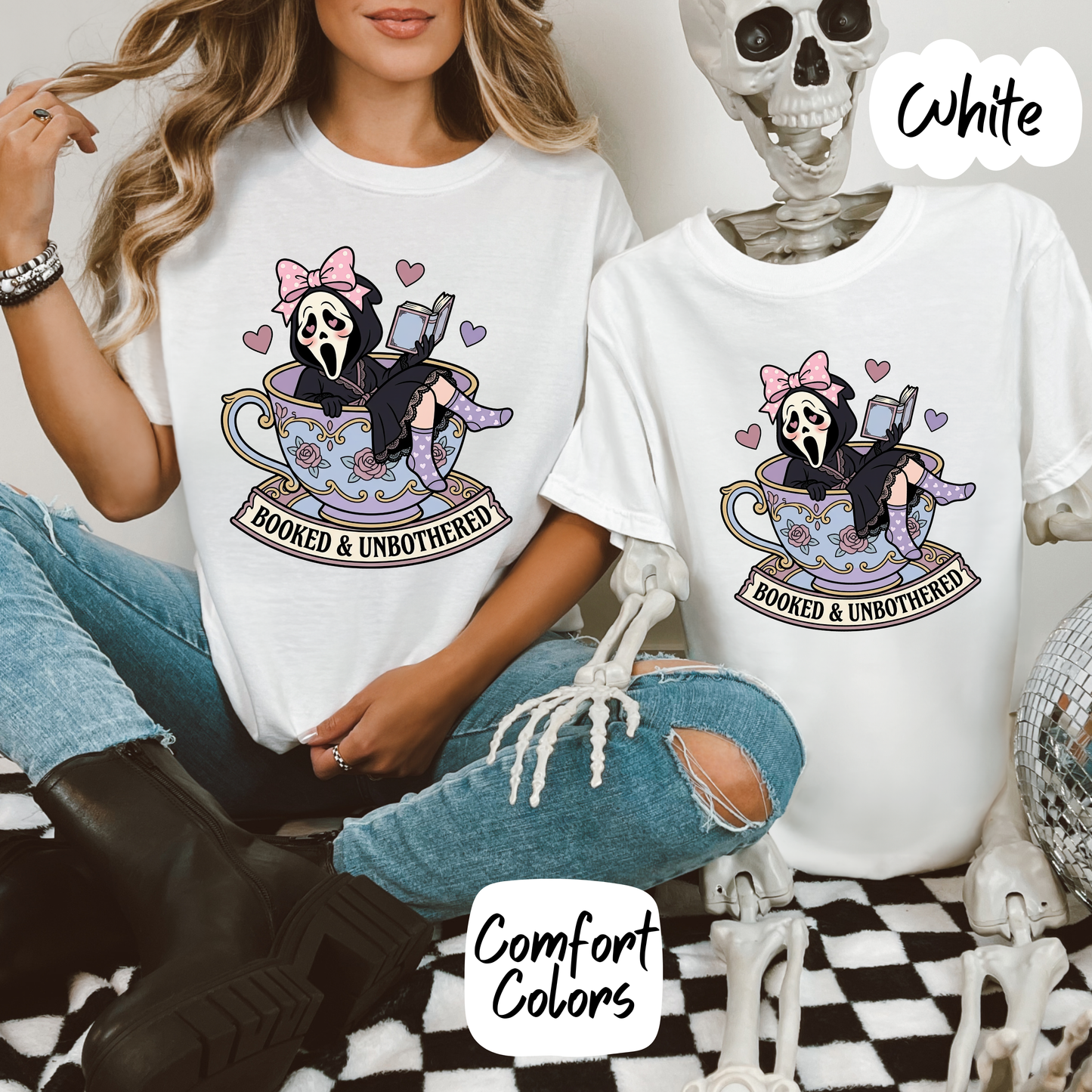 Booked and Unbothered Comfort Colors T-Shirt