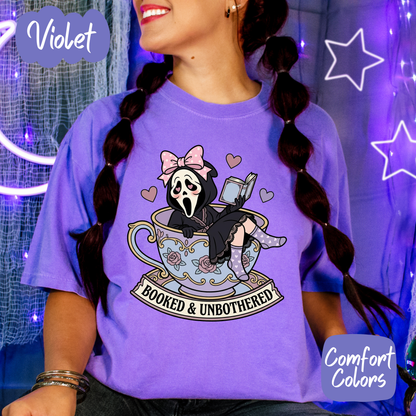 Booked and Unbothered Comfort Colors T-Shirt