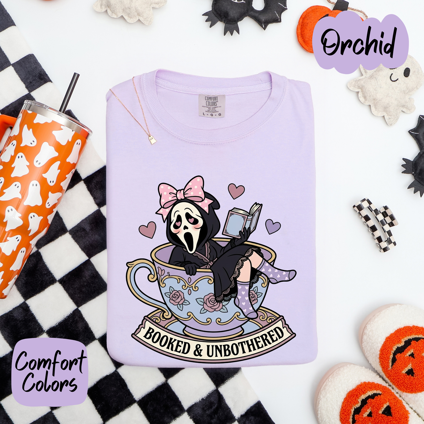 Booked and Unbothered Comfort Colors T-Shirt
