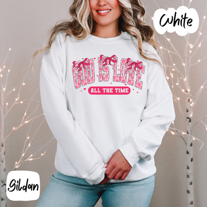 God is Love Valentine's Shirt/Crewneck