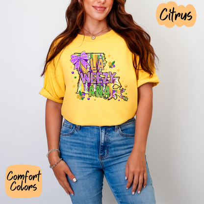 LaWeezyAna Painted State Shirt/Crewneck ~Glitter~