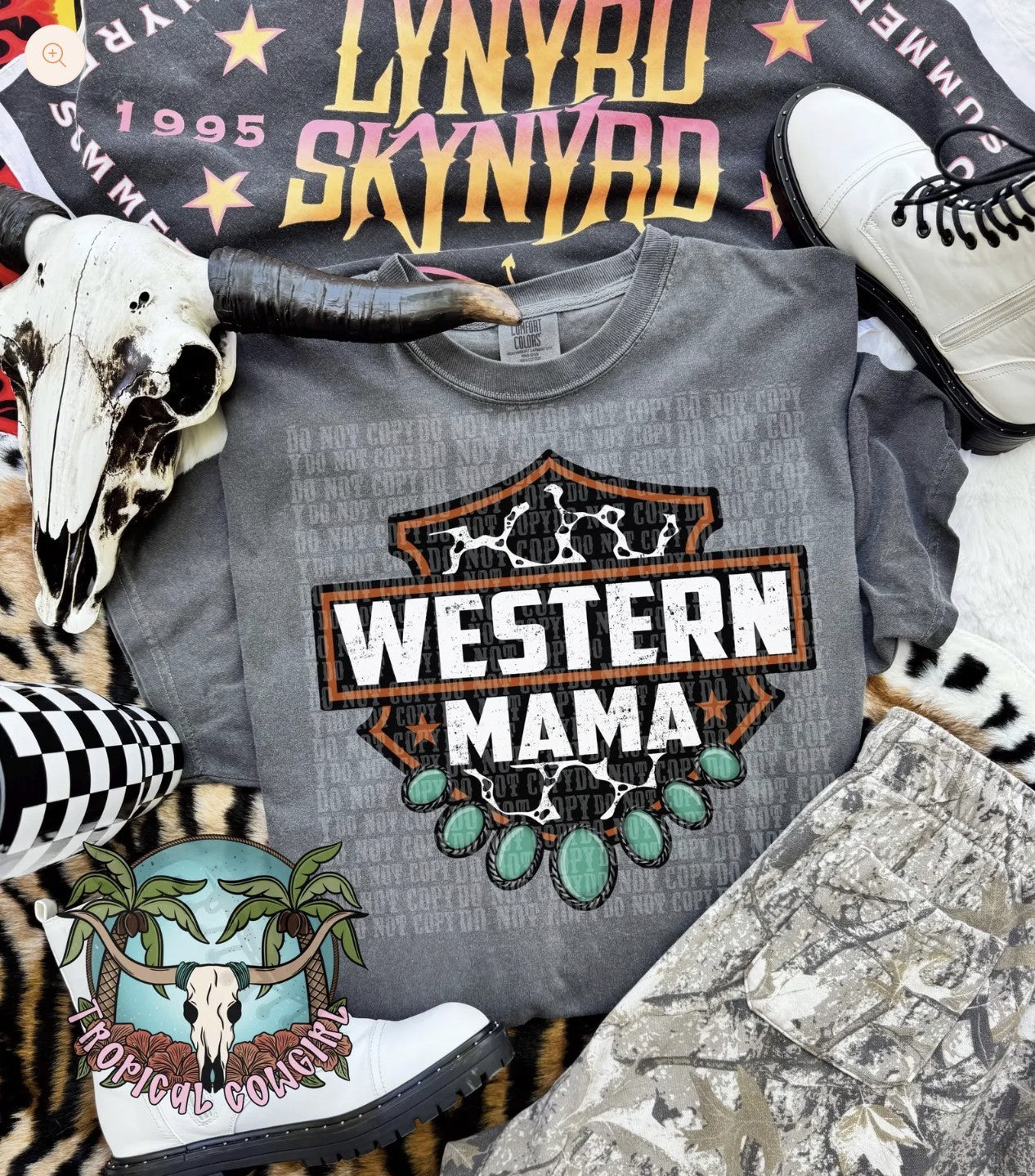 Western Mama Shirt ~Glitter~