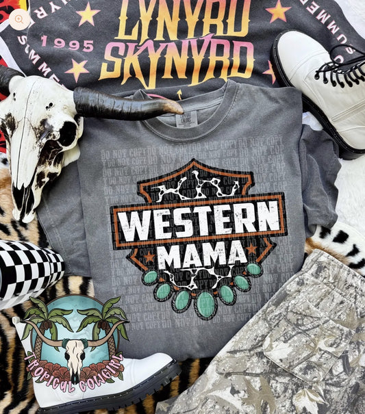 Western Mama Shirt ~Glitter~