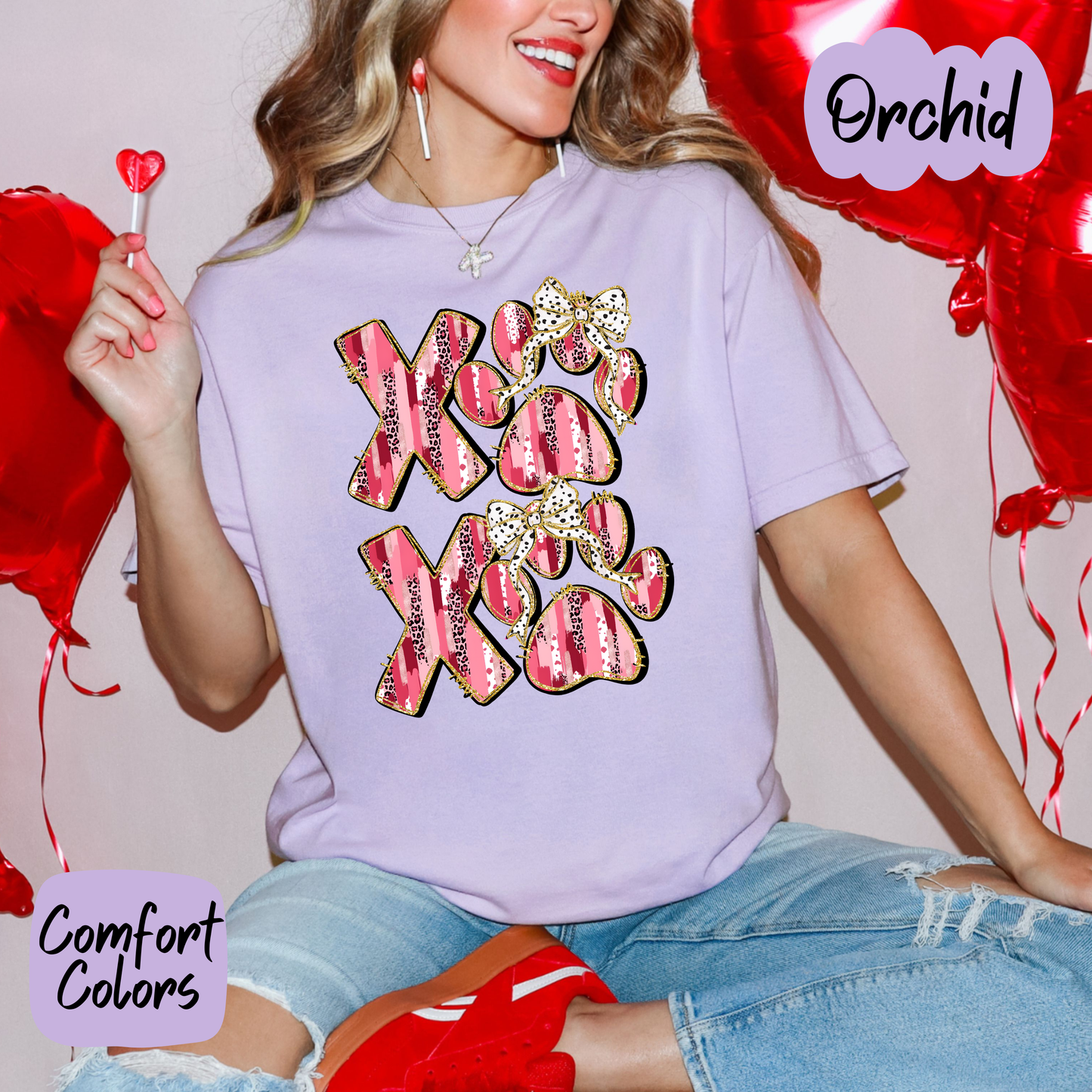 Hugs and Kisses Paw Prints Shirt/Crewneck