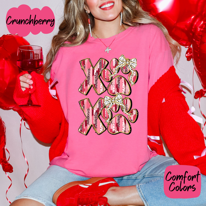 Hugs and Kisses Paw Prints Shirt/Crewneck